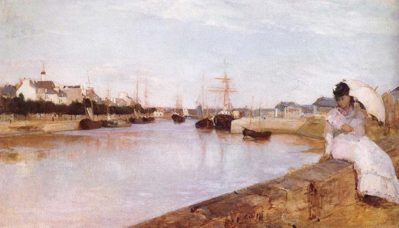 Berthe Morisot The port of Lorient oil painting picture